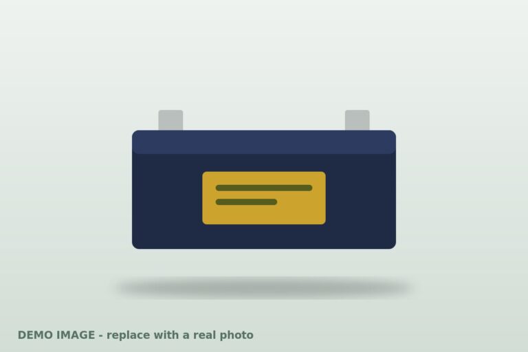 12V car battery (Demo)