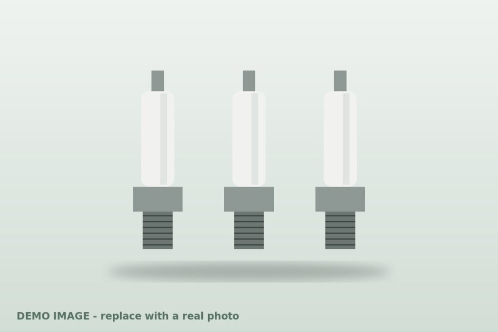 Spark plug set of 4 demo image (demo illustration)